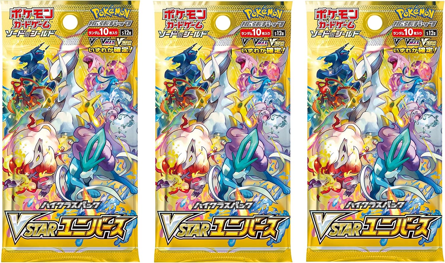 Pokemon VSTAR Universe S12a Ver Giapponese Ver (3 x 10 carte incluse)