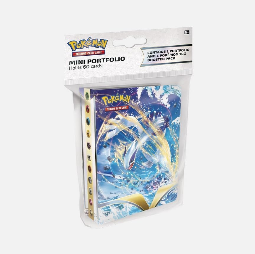 Pokemon TCG: Spada e Scudo Mini Portfolio + 1 Pacchetto Booster Tempesta Argento