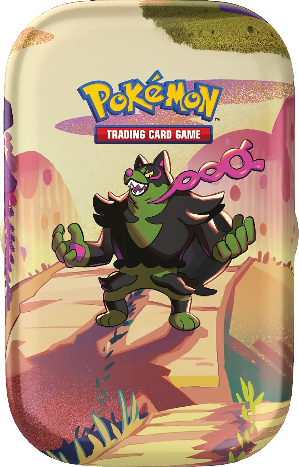Pokémon Miniscatola da collezione (Okidogi) dell’espansione Scarlatto e Violetto - Segreto Fiabesco del GCC (due buste di espansione e un foglio di adesivi), edizione in italiano