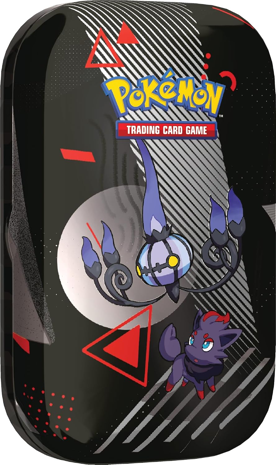 Pokémon TCG: Unova Mini Tin - Chandelure & Zorua (2 buste booster e 1 carta adesiva)
