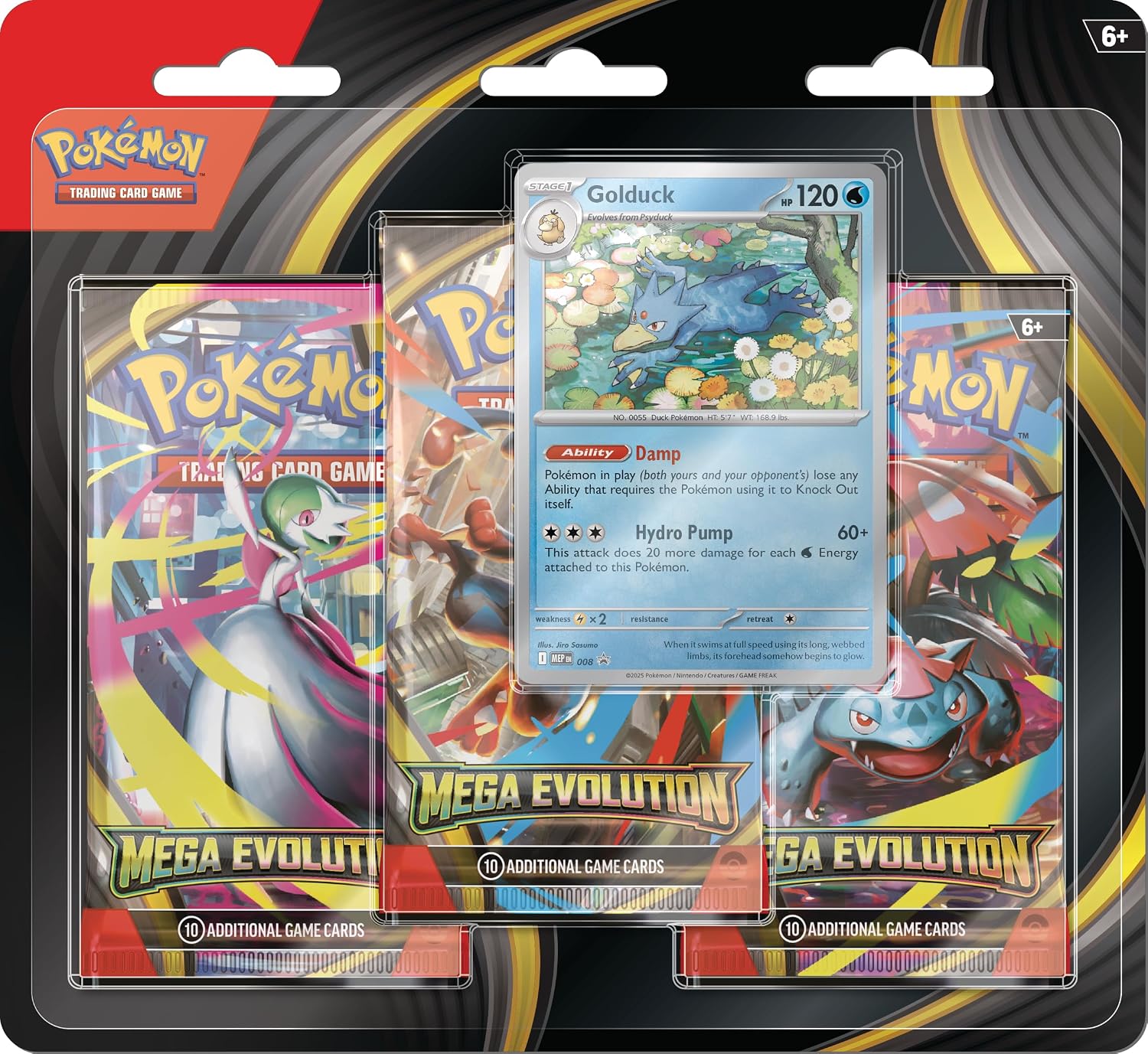 Pokemon TCG Mega Evolutions 1 - Confezione da tre booster