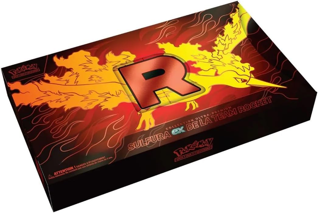 Set Pokémon Ultra Premium Sulfura EX Team Rocket EV10 (FR)