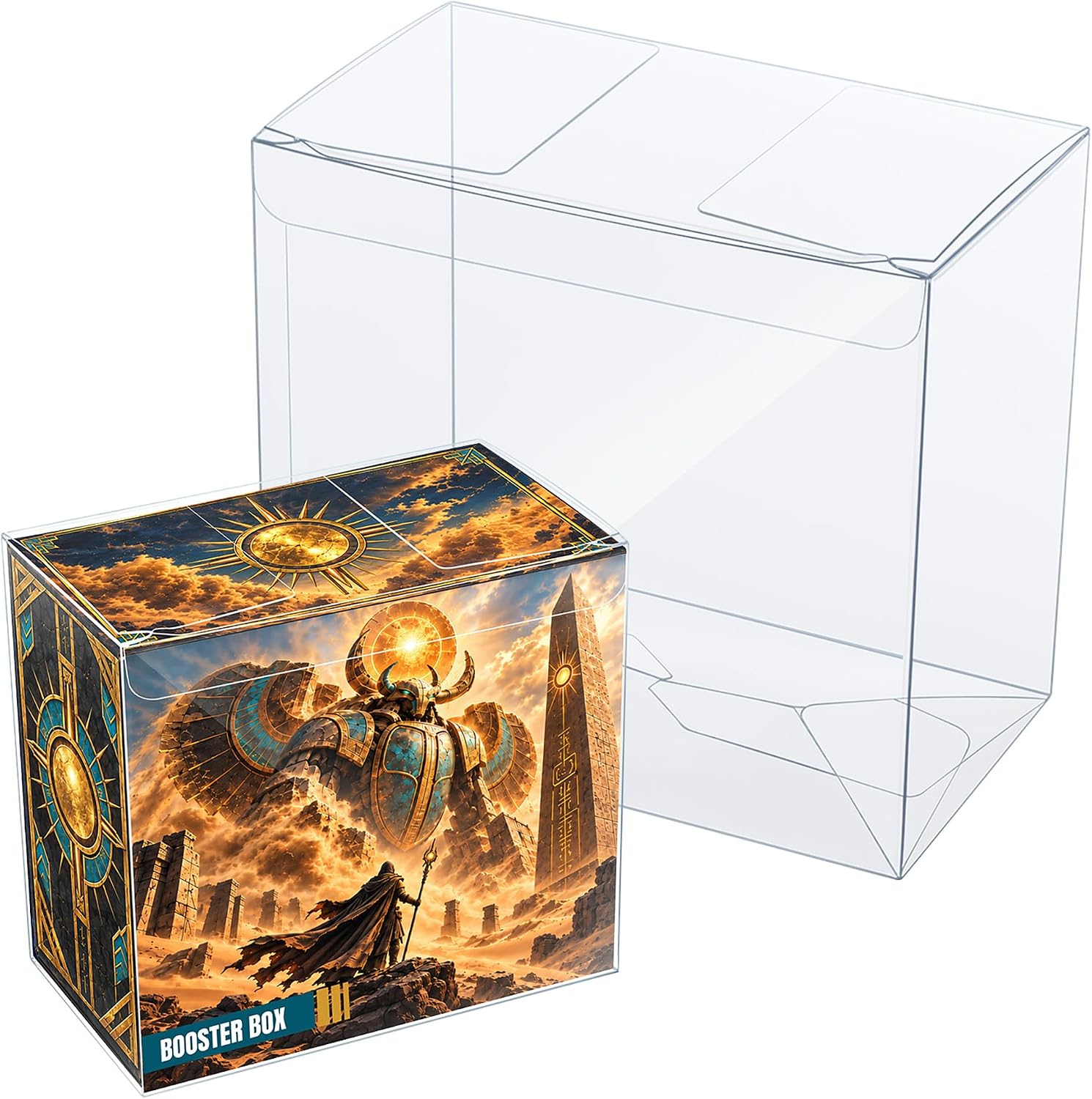 10 custodie protettive in PET per Pokemon Booster Box, 0,5 mm