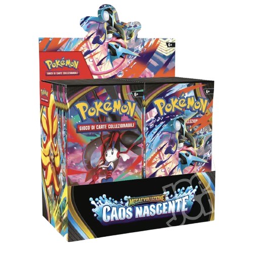 Pokémon Display 36 buste Caos Nascente (ITA) (+2 altri prodotti)