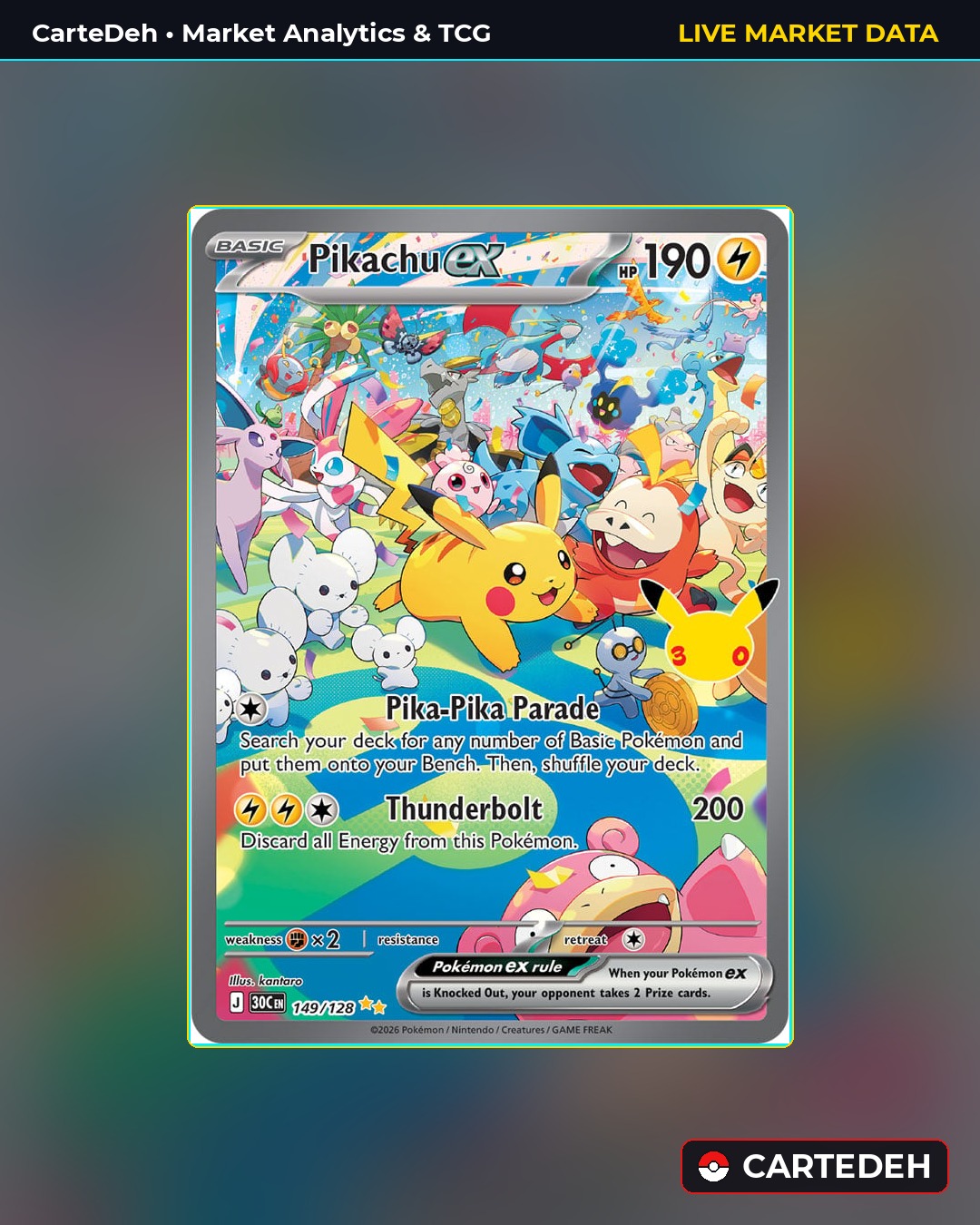 30th Celebration riscrive le regole: tassi di trovare le rare più generosi di sempre nel GCC Pokémon!