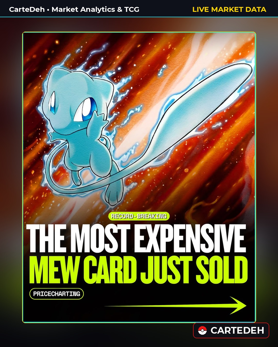Mew Gold Star distrugge ogni record: venduta a quasi 400.000 dollari!